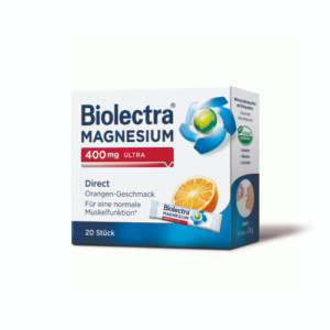 Produktbild von BIOLECTRA Magnesium 400 mg ultra Direct Orange