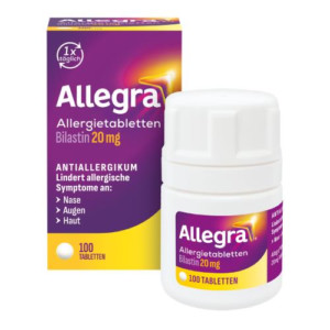 ALLEGRA Allergietabletten 20 mg Tabletten Dose